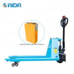 1.5 Ton Material Handling Pallet Equipment Electric Pallet Truck with Pull out Battery for sale