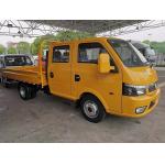 Yellow Mini Truck Transport 6 Wheel Dongfeng Cargo Truck Double Cab Row for sale