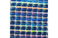 China Customized Logo Circle Holographic Sticker Label Rainbow Effect supplier