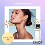 White Stationary Skin Rejuvenation Machine / Fractional RF Microneedle Machine
