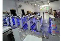 China Prison Two Passage Flap Turnstile Gate Automatic Glass Door High Security supplier