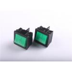 Electronics Green ON OFF Rocker Switch 4 Pins With Indicator Light for sale