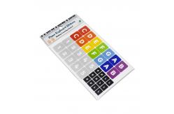 China Reusable Removable Piano Keyboard Label Stickers Printable supplier