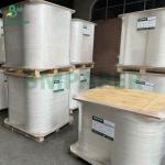 24gsm 28gsm White Straw Wrapping Paper 27MM x 5000M Good Tensile Strength for sale
