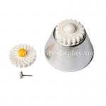 Anti Theft Retail Shop EAS Flower RF Hard Tag With Pin Or Lanyard for sale