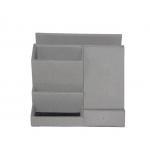 Wireless Rechargeable 10w Leather Pen Holder Multifunctional 3Layer Box for sale