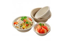 China Pulp Compostable Salad Bowl 350ml 400ml 460ml 500ml 680ml supplier