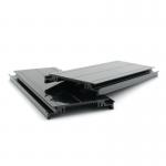 Black Pvc Door Profile Profiles High UV Protection Upvc Window Frame Profile