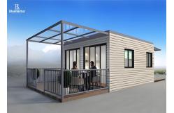 China Custom Prefab Backyard Studio With Aluminum Glass Window Light Steel Frame supplier