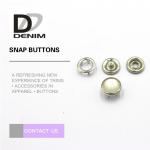 Clothing Prong 10.5mm Pearl Snap Buttons for sale