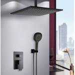 Thermostatic All Copper Black Embedded Concealed Basin Tap
