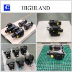 High Displacement Hydraulic Concrete Mixer Piston Pumps Highland for sale
