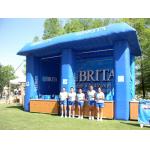 Blue Brita Inflatable Booth For Display , Advertising Inflatables Display Booth for sale