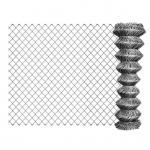 Galvanized Hole Cyclone 60x60 50ft Pvc Coated Chain Link Fencing High 1.8m