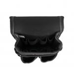 Comfortable Roll Up Tool Bag Black Roll Up Tool Pouch Medium Capacity
