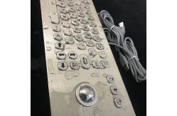 China Outdoor Stainless Steel Mechanical Keyboard With Trackball Rain Proof Ip67 supplier