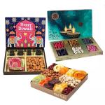 Printed Decorative Wedding Gift Packing Boxes Diwali Dry Fruit Packing Box Empty for sale