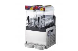 China Mall Commercial Grade Ice Slush Machine Snow Melt Making With Two Tanks supplier