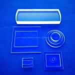 Factory High Transparencye Fused Silica Custom Optical Quartz Sheet Glass Plate In Various Sizes for sale