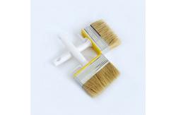 China Plastic Handle Natural Bristle Paint Brush With Natural Pig Bristle supplier