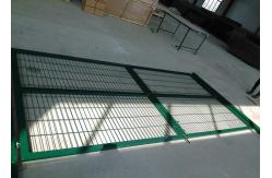 China rust resistant Iron Door Welded Fence Gate With Anti Theft Lock supplier