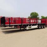 CIMC 3AXLES FLATBED SEMI TRAILER for sale