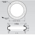 FS 2870-16 RS Germany CONTITECH Industrial Air Spring High Strength Construction Firestone W01-358-7737 for sale