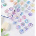 Custom Logo Decoration Used Self Adhesive Transparent Wax Seal Sticker for sale