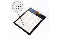 China 3 Terminal Strips Round Hole Breadboard ABS Material 2420 Tie Points supplier