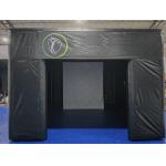 Portable Airtight PVC Golf Cage Enclosures Inflatable Golf Simulator Practicing Simulator Tent With Hitting Screen