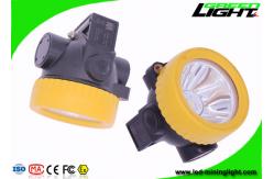China ABS Material LED Mining Cap Lamp High Efficiency 4000 Lux Brightness supplier
