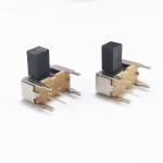 Slide Switch，DPDT Through Pole 2P2T  Sliding Switch,Horizontal side dial push switch, interruptor on-off toggle Switch for sale