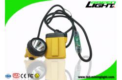 China Explosion Prevention LED Miners Headlamp 10.4Ah 25000lux Cable Flashing Light supplier
