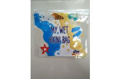 China Clear Transparent Pvc Bag , Clothes Pin Pvc Hanger Bag Three Side Seal supplier