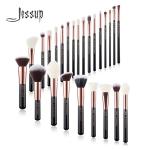 Jessup 25pcs Black/Rose gold Pro Makeup Brushes Set Oem Makeup Manufacturer Makeup Accessories Wholesale T155 for sale