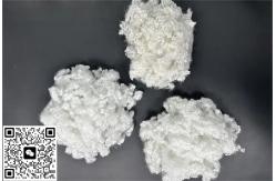 China White Recycled Synthetic Polyester Fibre Elasticity And Softness supplier