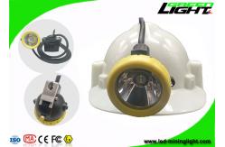 China 1.67W IP68 Miners Helmet Light 10000lux Brightness USB Charger 1 Year Warranty supplier