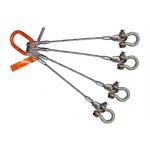 Oem Flat Eye 12mm Wire Rope Lifting Slings Stainless Steel With Shackle for sale