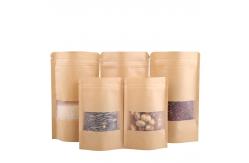 China Self Standing Side Gusset 250 Gram Customized Paper Bags Supar Packaging With Window supplier
