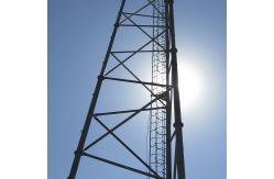 China Galvanized 40m Self Supporting Mast For Broadcast supplier