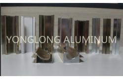 China 1.2 Thickness Bright Aluminium Shutter Profile High Hardness Of Paint Film supplier