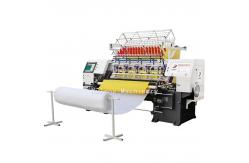 China Industrial Computerized Single Head Quilting Machine For Hometextile Making supplier