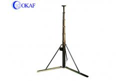 China 49ft Extend Height Hand Winch Telescopic Camera Mast 18m 20m supplier