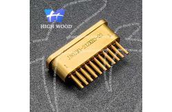 China J30J SERIES Glass Sintered Gas Sealed Rectangular Electrical Connector , J30JM1-21ZKH2-Q2 supplier
