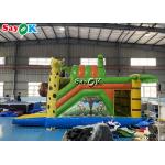 Zoo Themed Inflatable Bounce House Children'S Playground Water Slide for sale