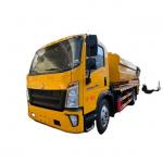 HOWO 4*2 Cheapest Price Mini  5000 Liters 7000 Litets  Vacuum Truck Sewage Suction With Small  Flowrate Pump for sale