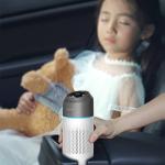 Household Car HEPA Air Purifier With 3 Stage Filtration System And Remote Control Timer for sale