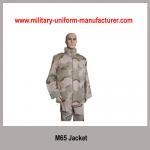 Military Desert Camouflage TC M65 Jacket With Concealed Hood For Army for sale