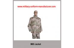 China Military Desert Camouflage TC M65 Jacket With Concealed Hood For Army supplier
