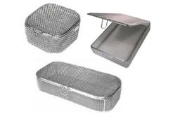 China Fine Mesh Surgical Instrument Sterilization Containers Medical Basket / Tray supplier